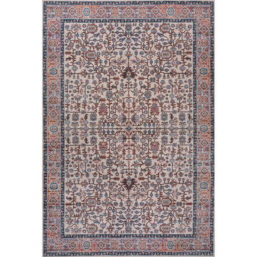 Kemer All-over Persian Washable Area Rug